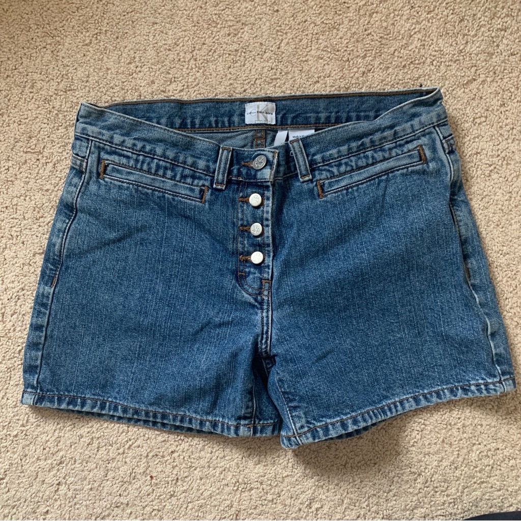 Vintage Lowrise Calvin Klein Jean Denim Shorts